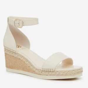 Vince Camuto Cream Wedge Sandals